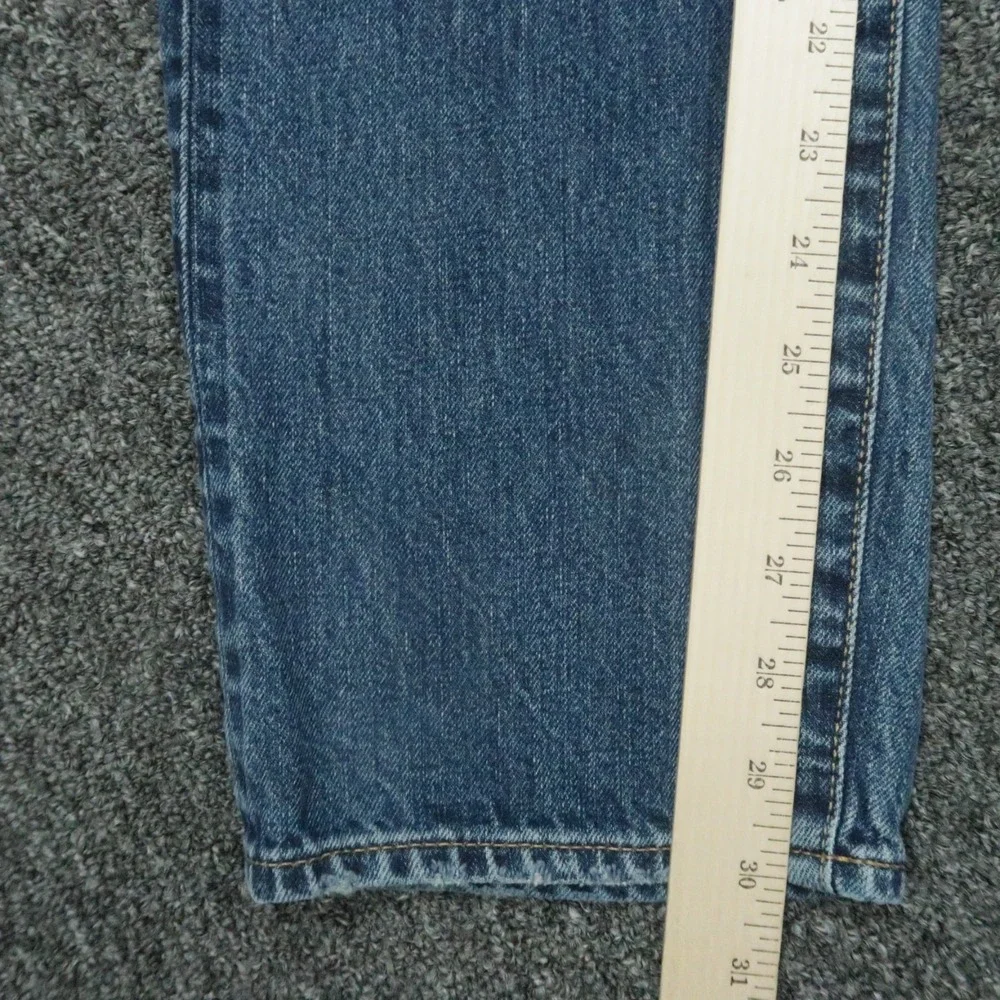 Todd‎ Snyder Jeans Mens 32x30 Blue 5 Pocket Selvedge Distressed Straight Denim